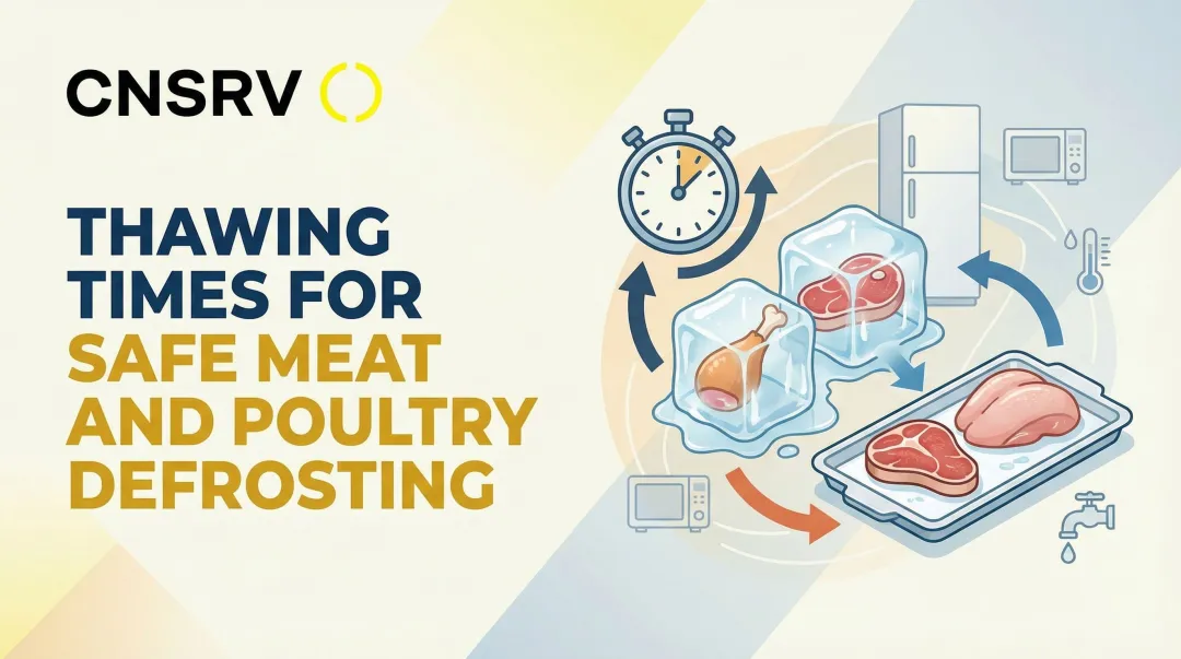 Cover image for Thawing Times for Safe Meat and Poultry Defrosting