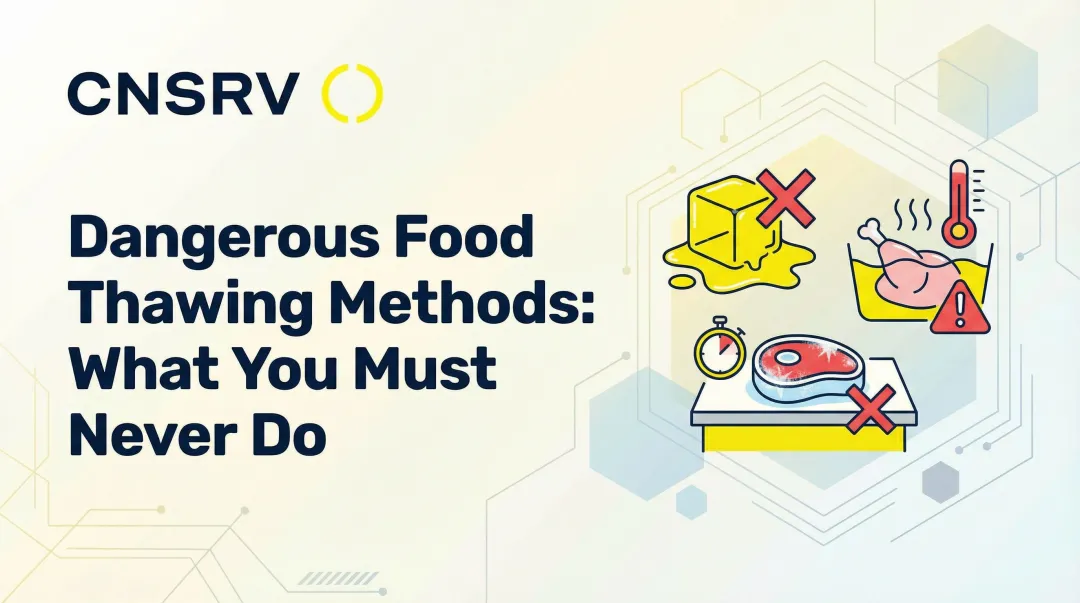 Cover image for Dangerous Food Thawing Methods: What You Must Never Do