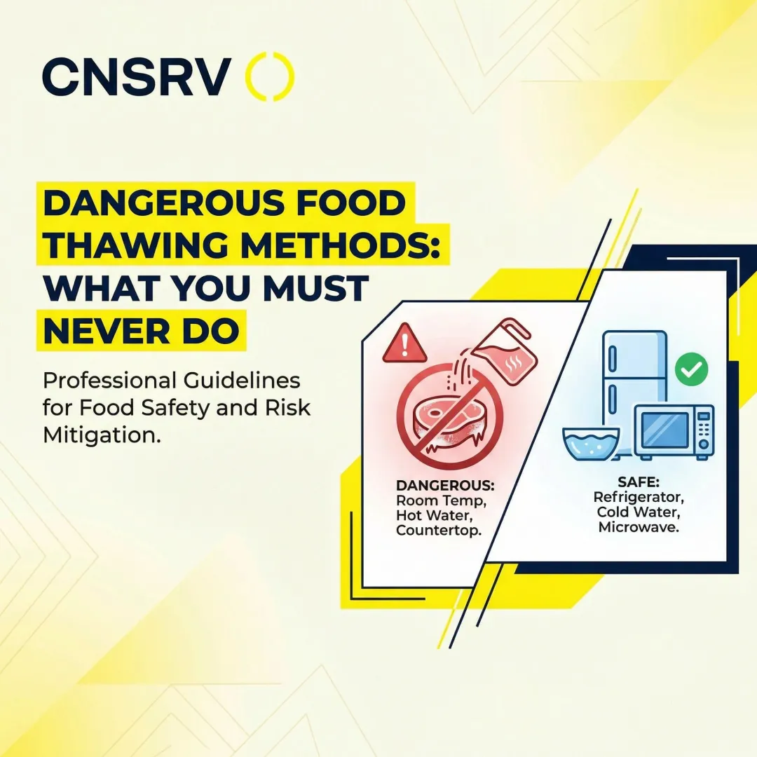 Dangerous Food Thawing Methods: What You Must Never Do