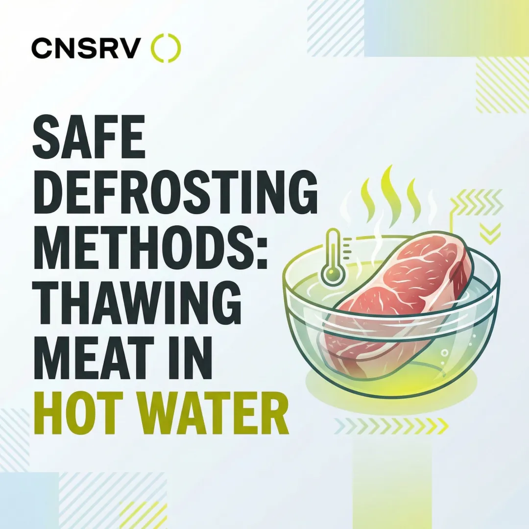 Safe Defrosting Methods: Thawing Meat in Hot Water