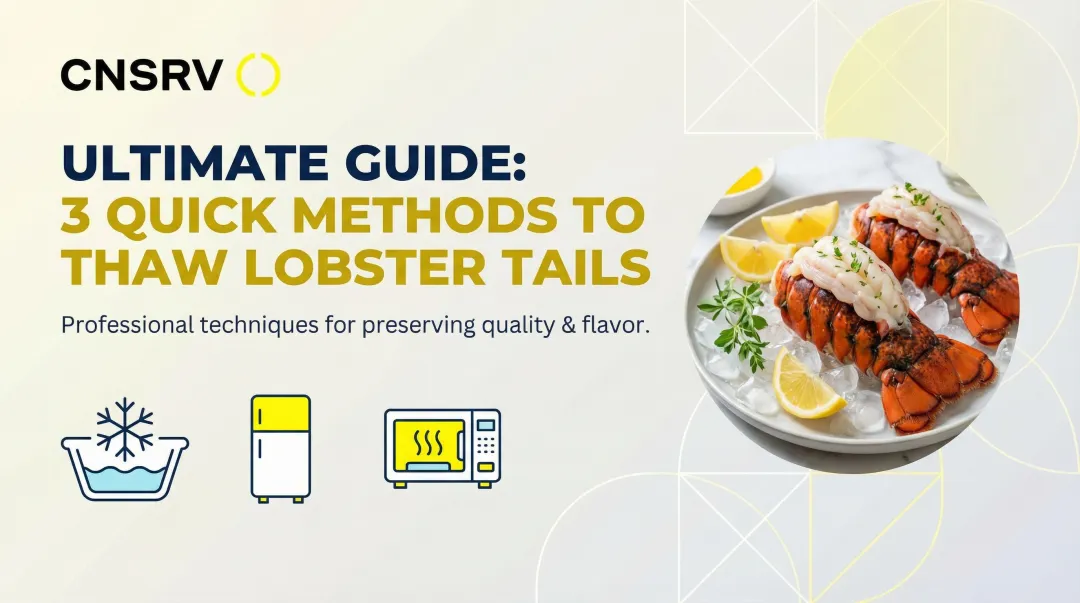 Cover image for Ultimate Guide: 3 Quick Methods to Thaw Lobster Tails