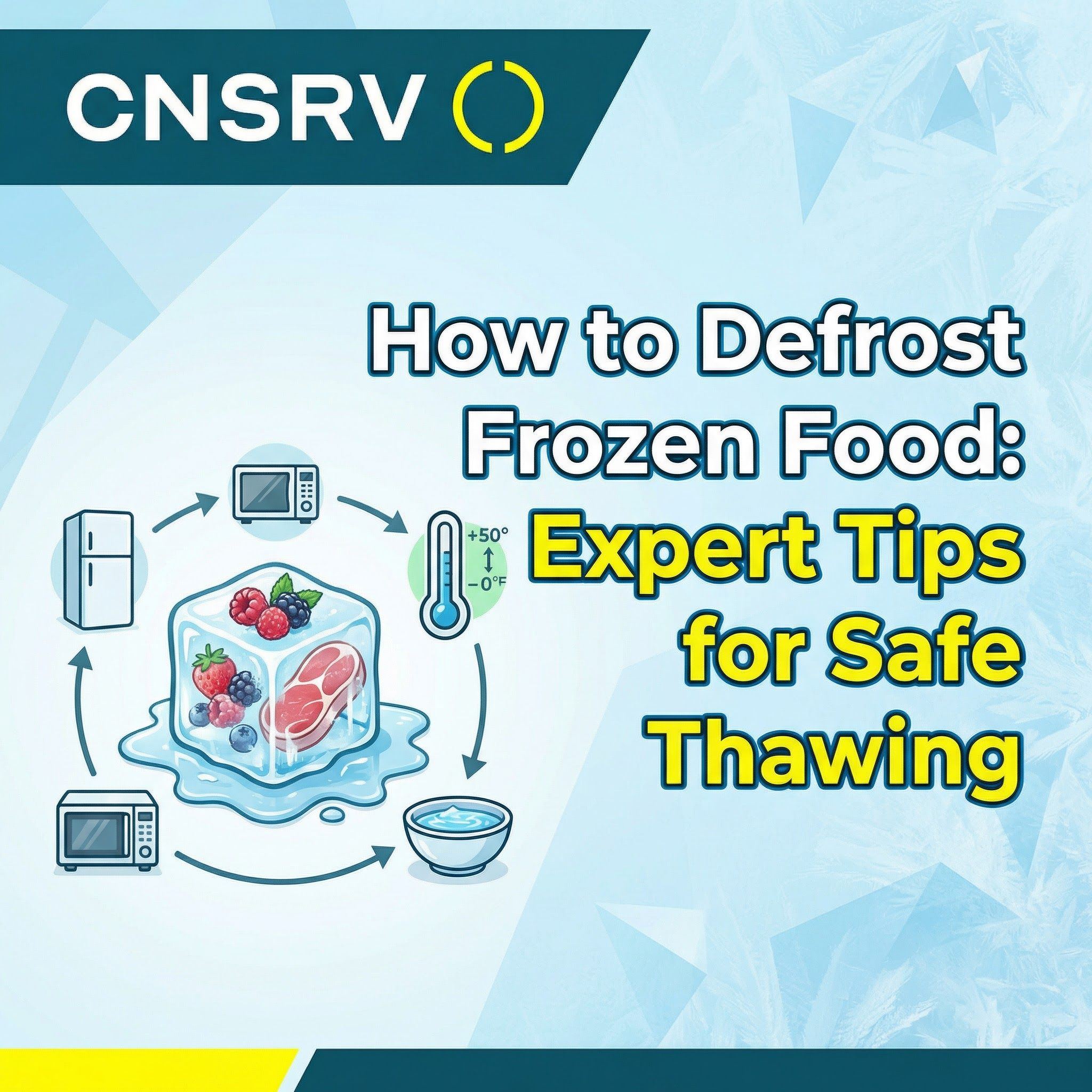 How to Defrost Frozen Food: Expert Tips for Safe Thawing