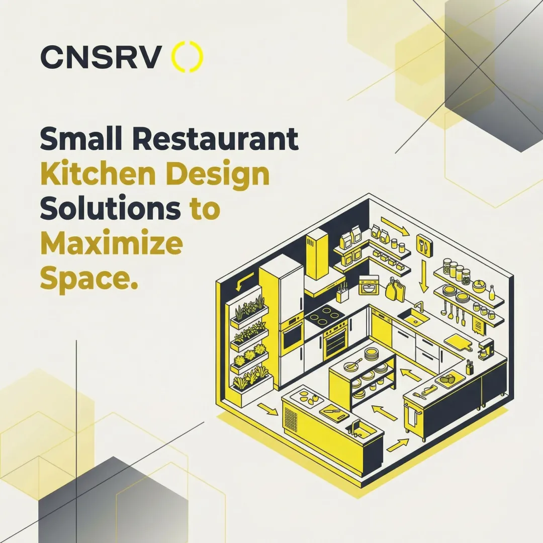 Small Restaurant Kitchen Design Solutions to Maximize Space