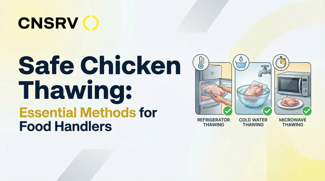 Cover image for Safe Chicken Thawing: Essential Methods for Food Handlers