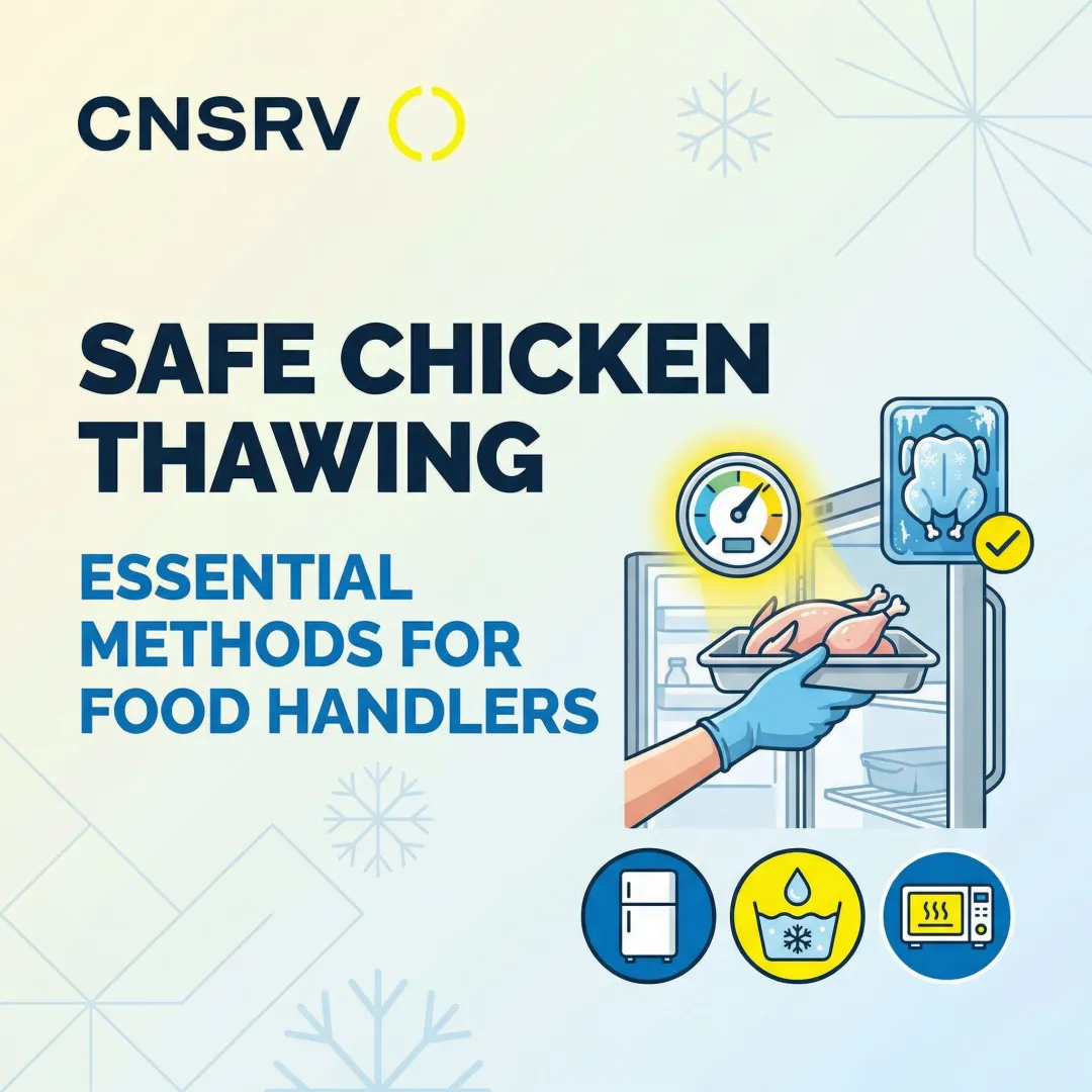 Safe Chicken Thawing: Essential Methods for Food Handlers
