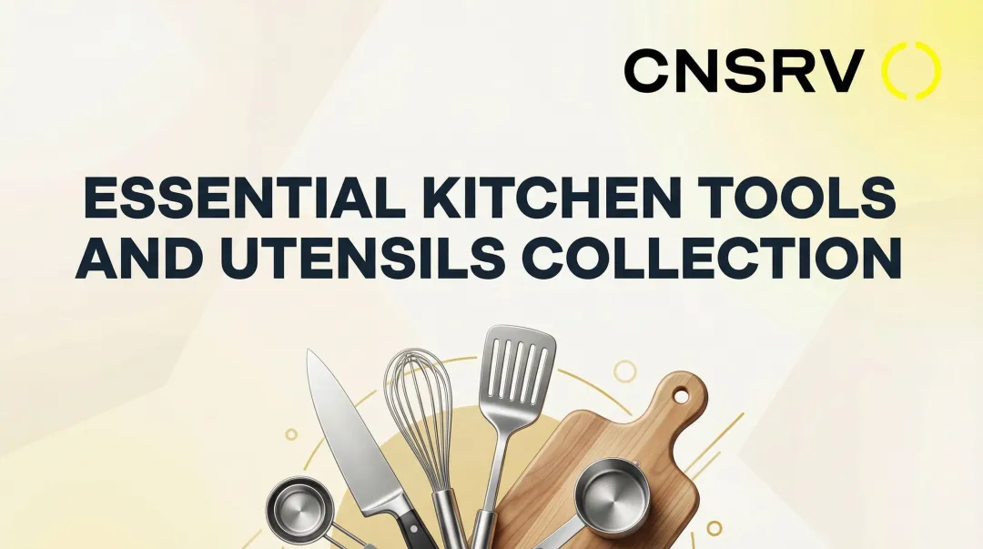 Cover image for Essential Kitchen Tools and Utensils Collection