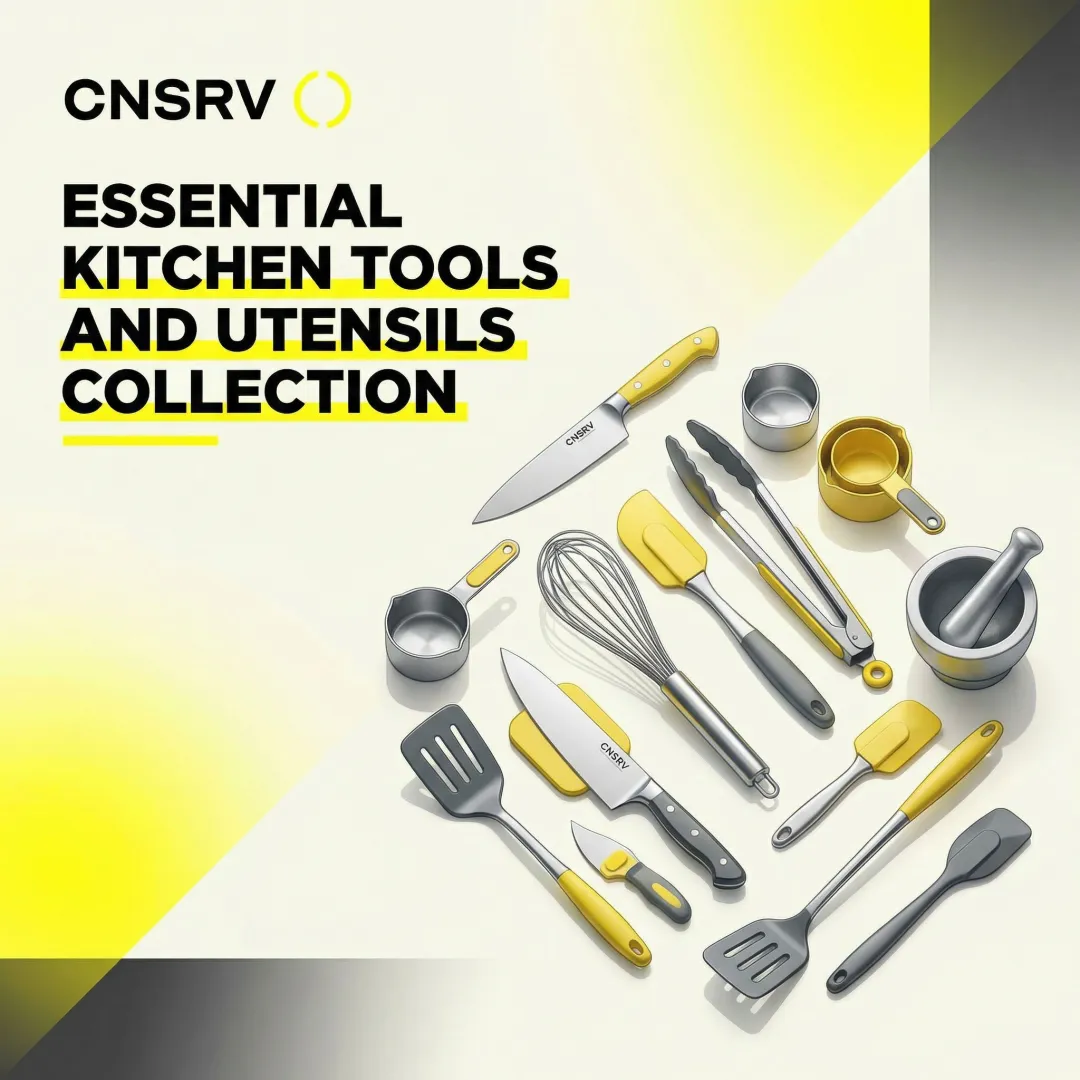 Essential Kitchen Tools and Utensils Collection