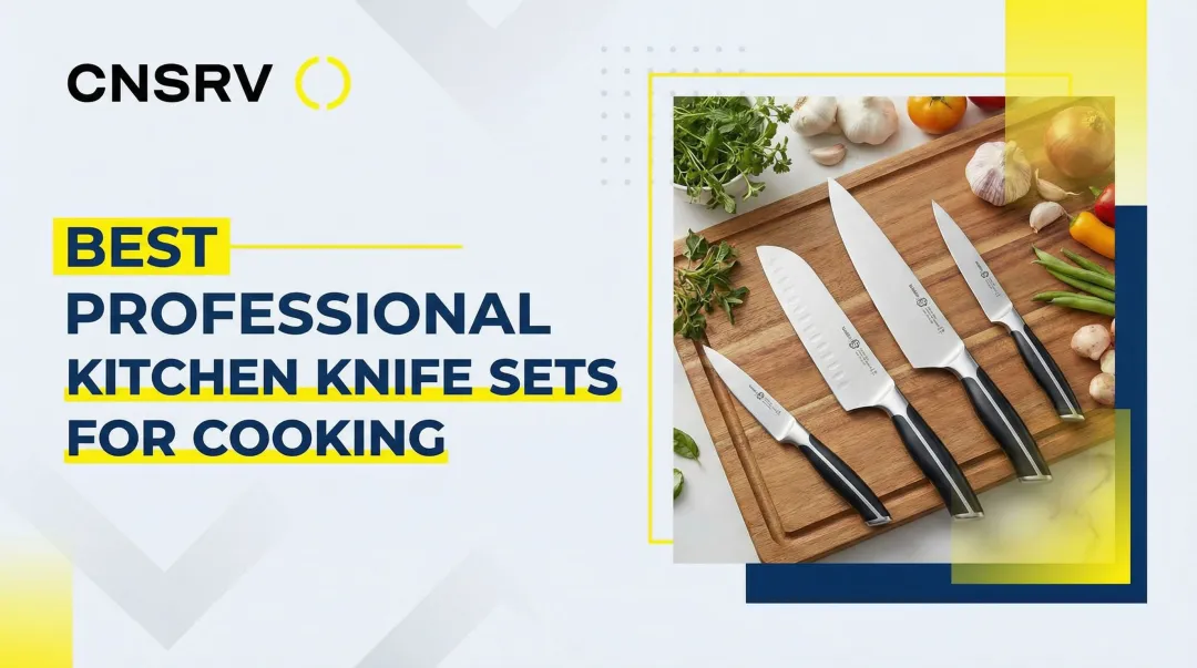 Cover image for Best Professional Kitchen Knife Sets for Cooking