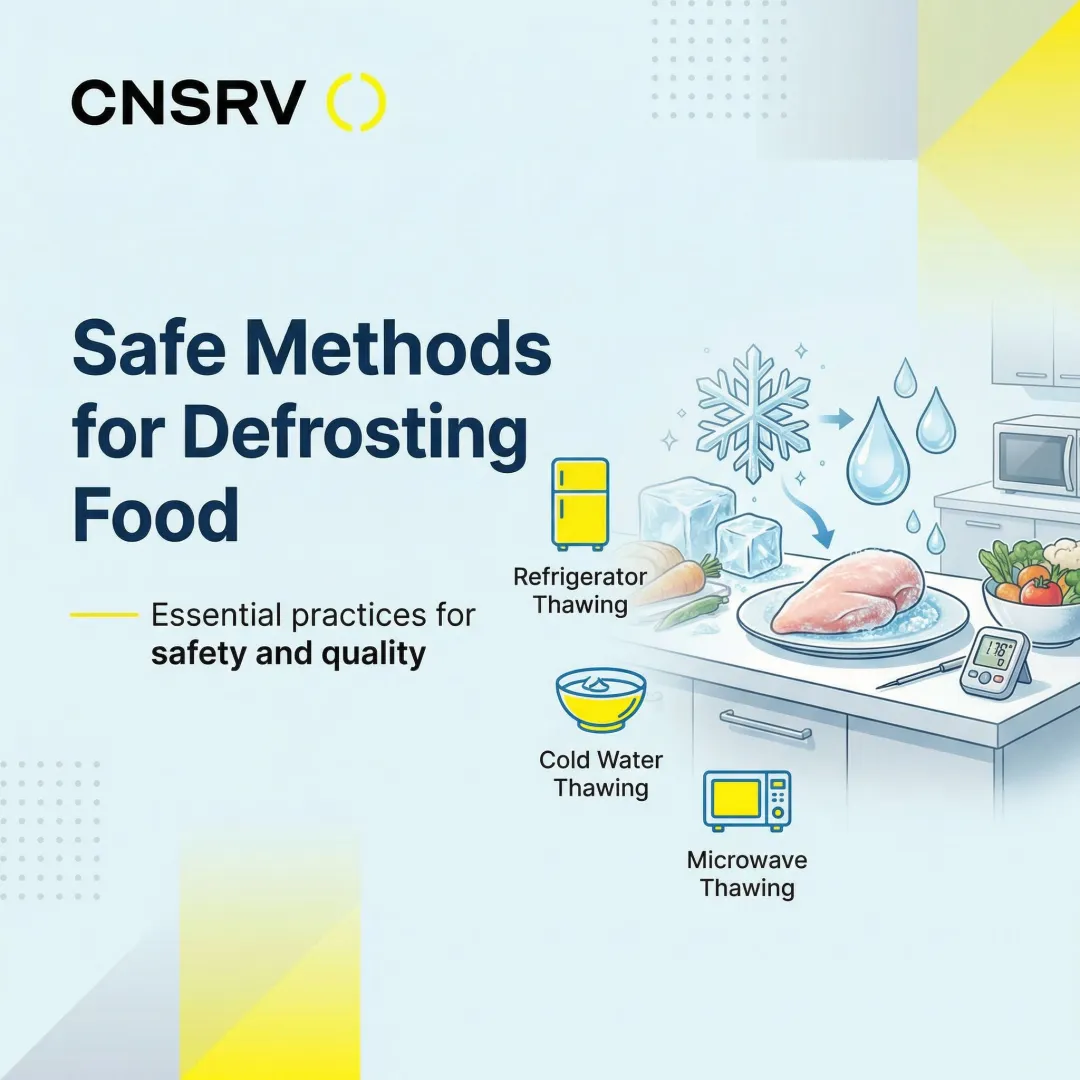 Safe Methods for Defrosting Food