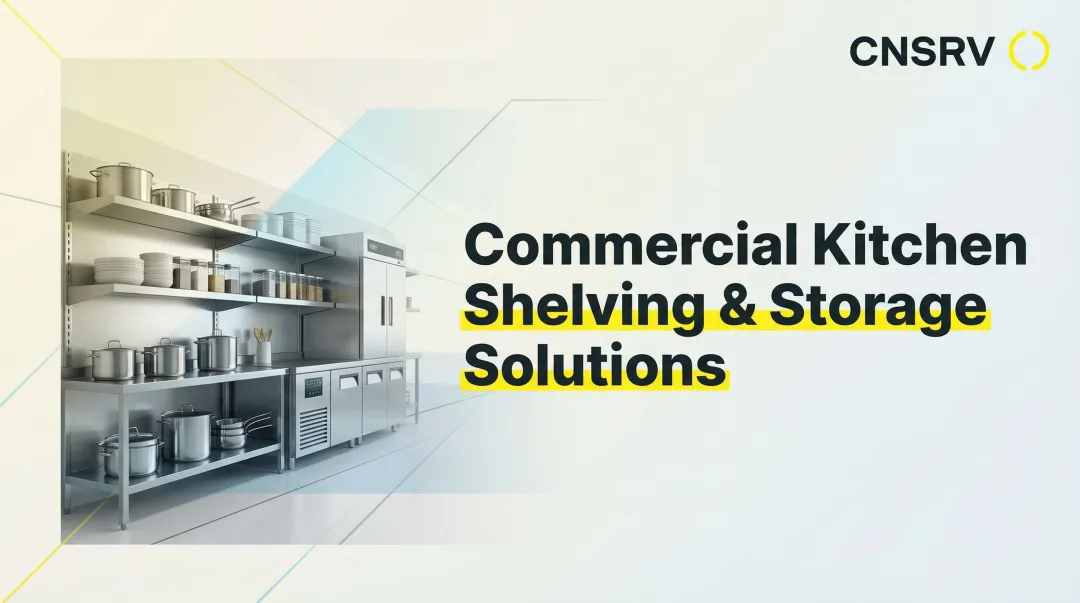 Cover image for Commercial Kitchen Shelving & Storage Solutions