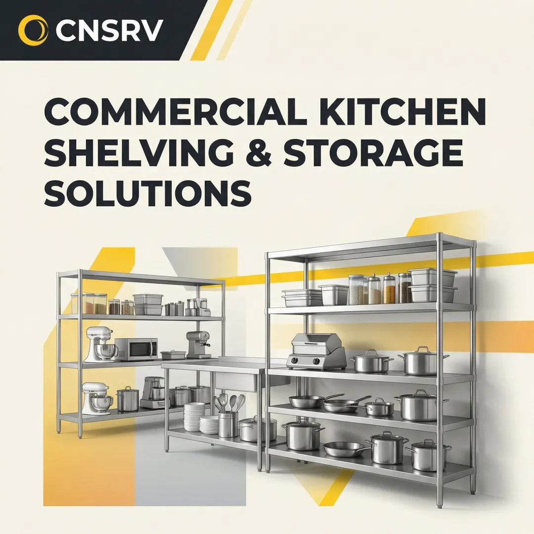 Commercial Kitchen Shelving & Storage Solutions