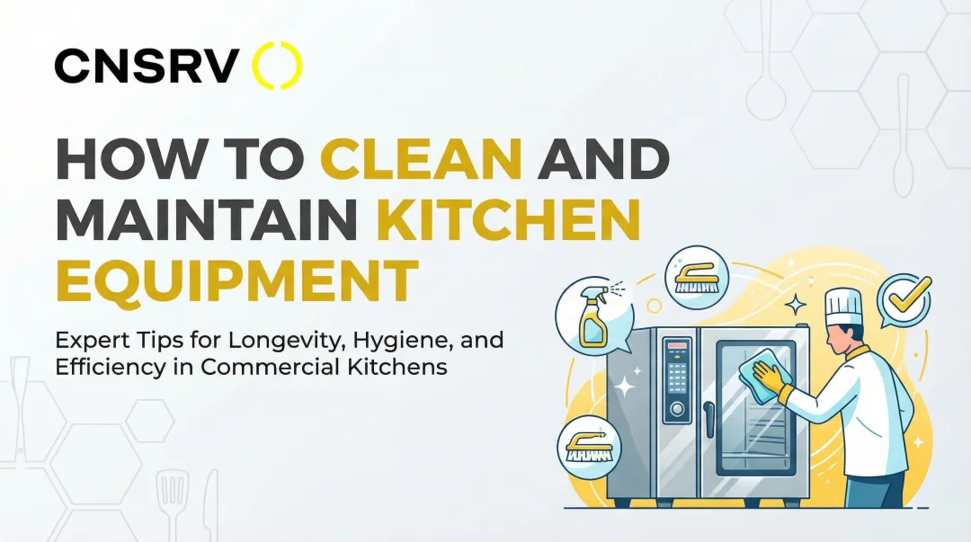 Cover image for How to Clean and Maintain Kitchen Equipment