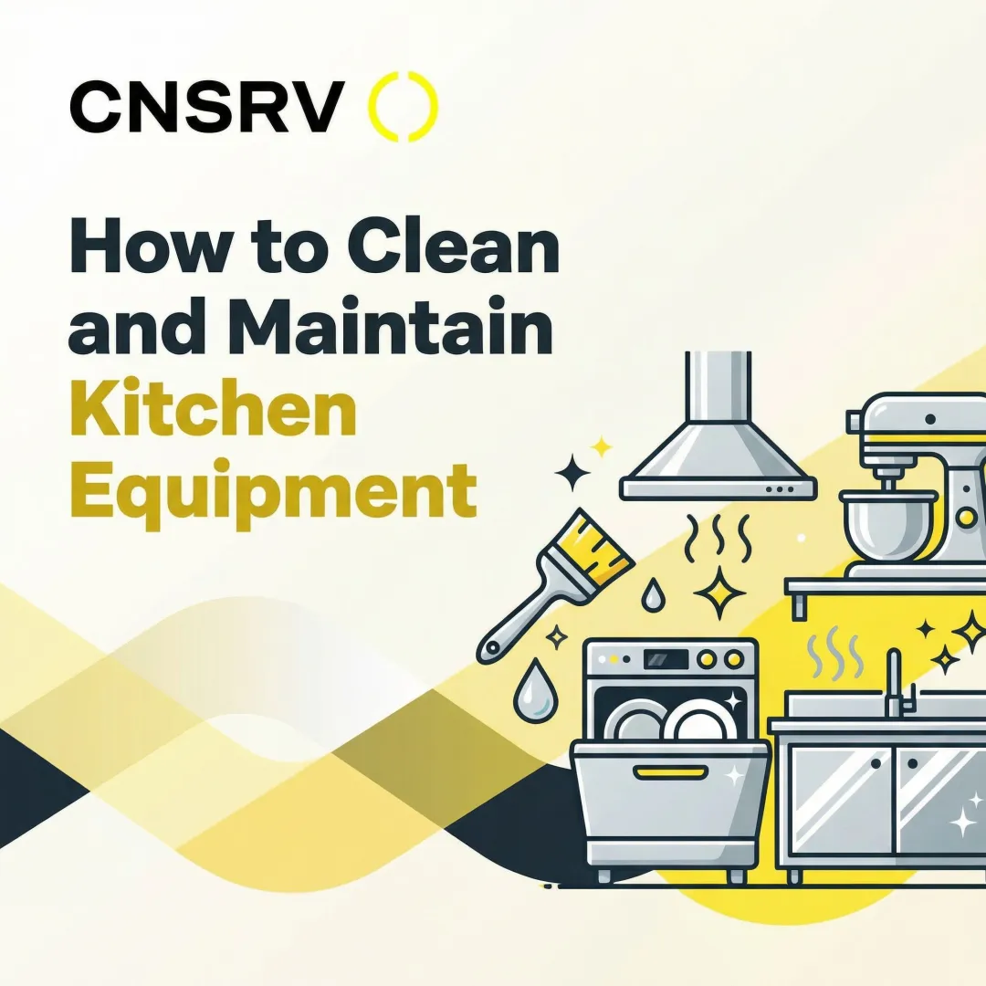 How to Clean and Maintain Kitchen Equipment