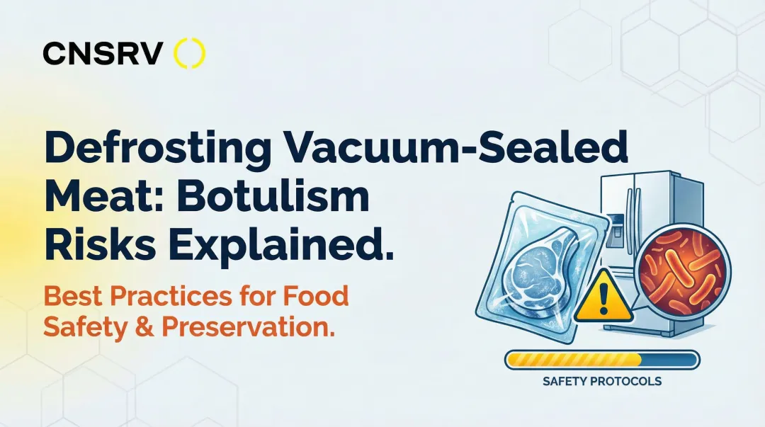 Cover image for Defrosting Vacuum-Sealed Meat: Botulism Risks Explained