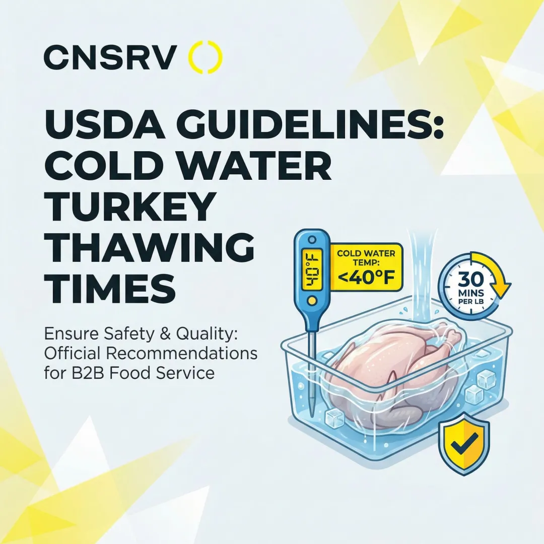 USDA Guidelines: Cold Water Turkey Thawing Times