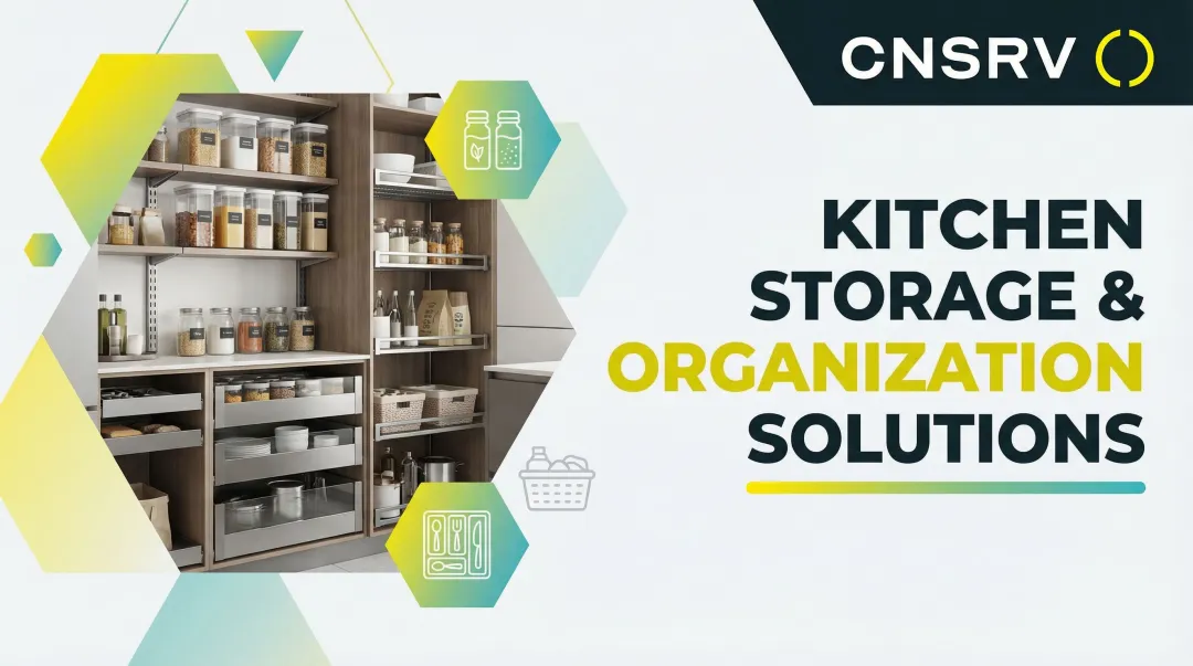 Cover image for Kitchen Storage and Organization Solutions