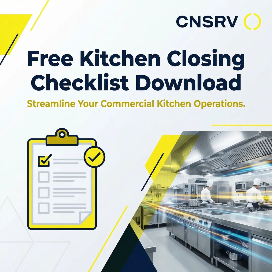 Free Kitchen Closing Checklist Download