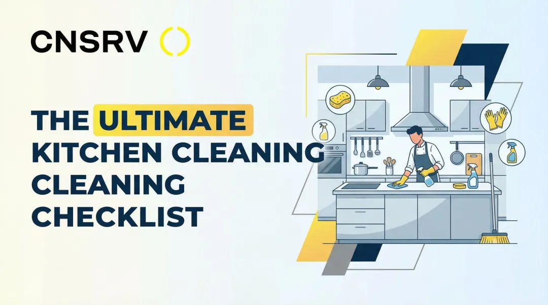 Cover image for The Ultimate Kitchen Cleaning Checklist