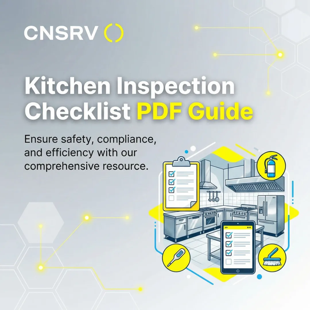 Kitchen Inspection Checklist PDF Guide