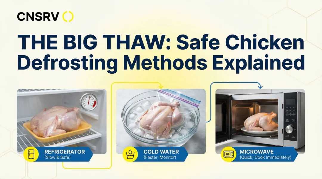 Cover image for The Big Thaw: Safe Chicken Defrosting Methods Explained