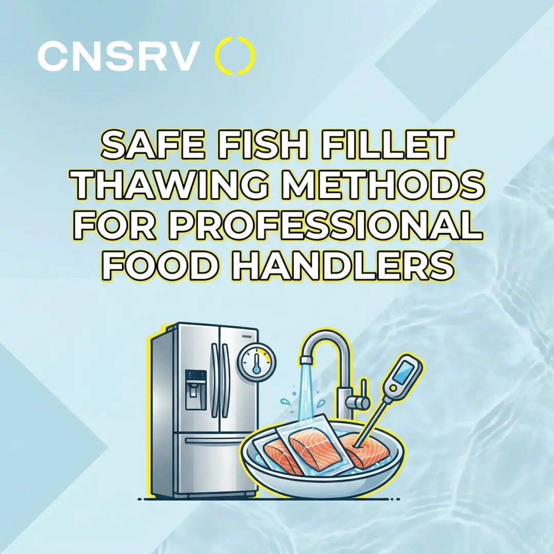 Safe Fish Fillet Thawing Methods for Professional Food Handlers