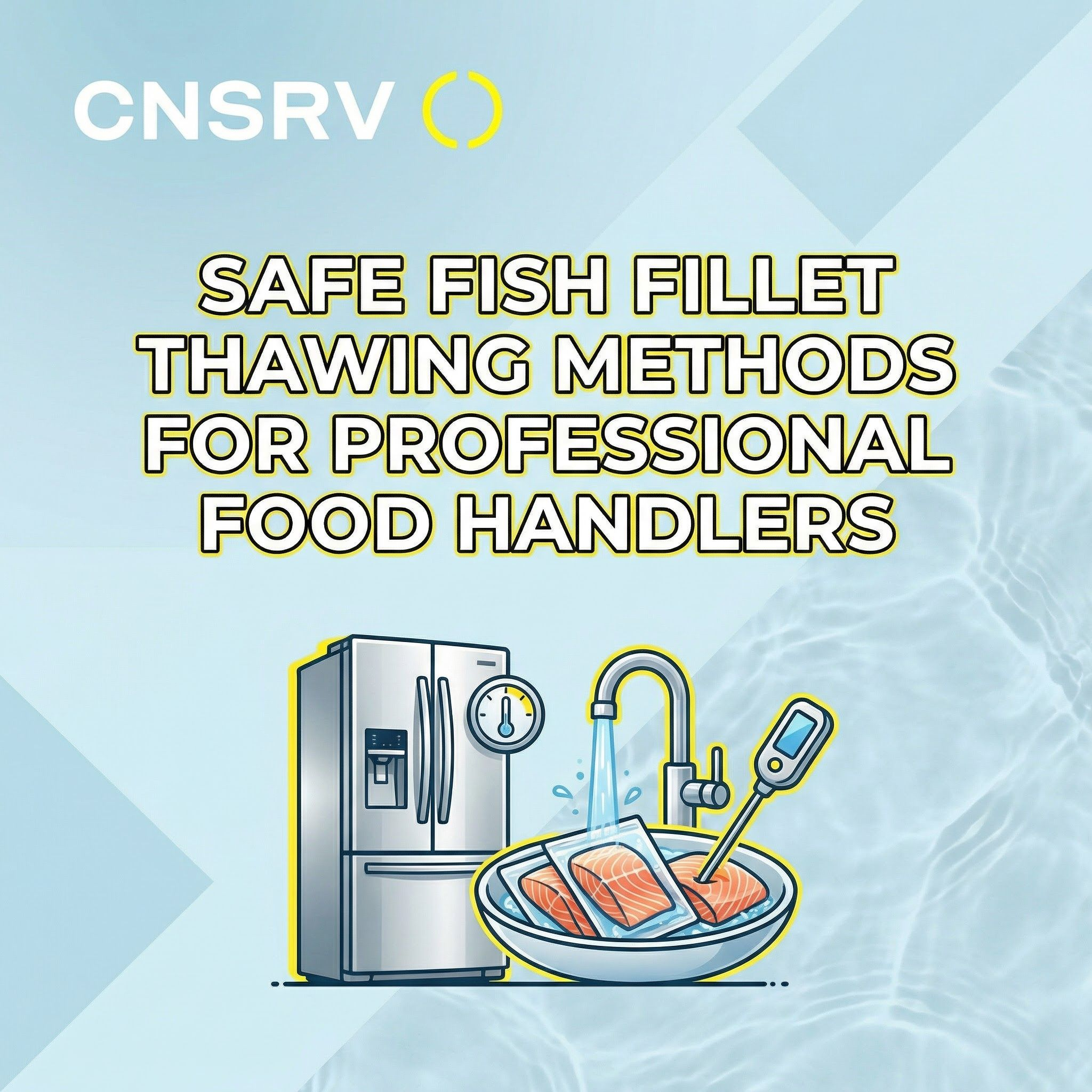 Safe Fish Fillet Thawing Methods for Professional Food Handlers