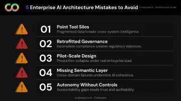 5 common enterprise AI architecture mistakes and how to avoid them