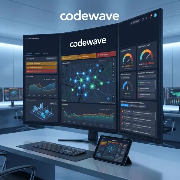 AI software analyzing utility asset performance data