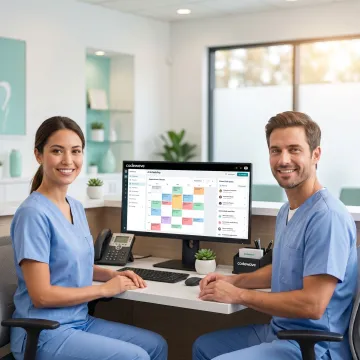 AI scheduling system for a dental practice