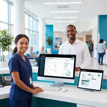 AI-powered hospital patient registration workflow