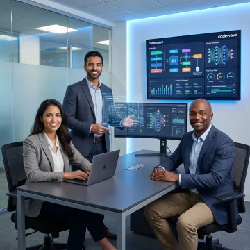 Team integrating generative AI into business systems