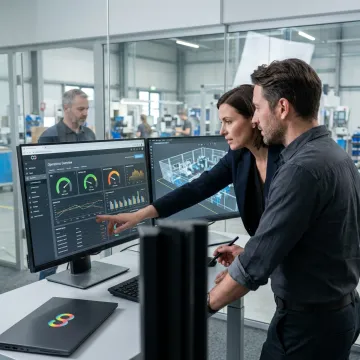 Custom manufacturing software dashboard