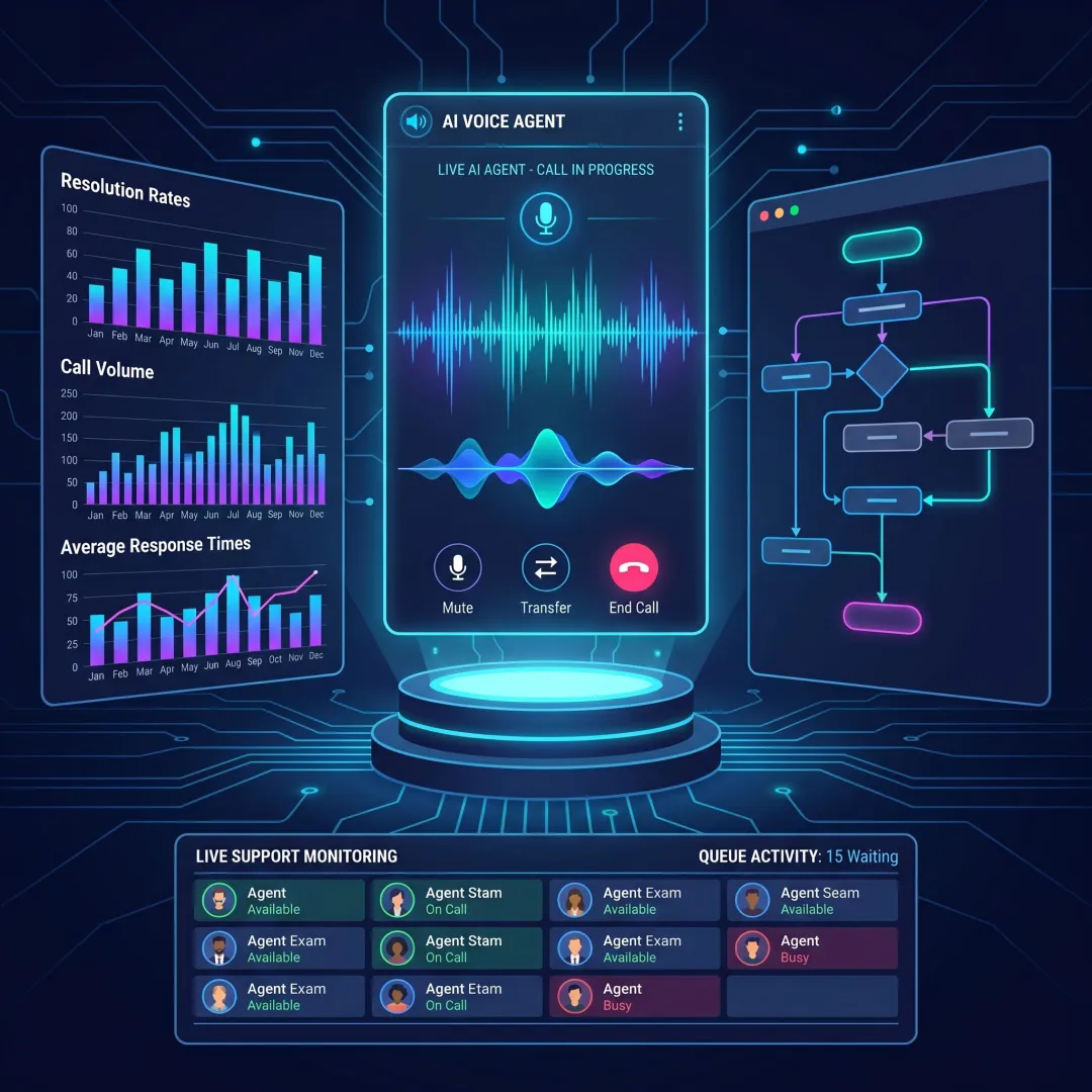 AI Voice Agent Platform for Customer Support Automation