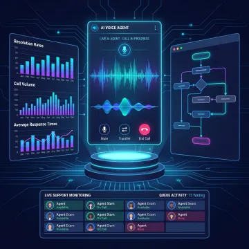 AI voice agent platform for customer support