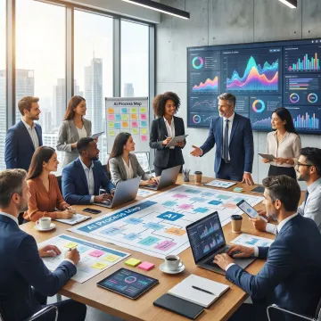 AI consulting workshop with business team