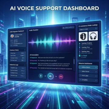 AI voice support system for online retail