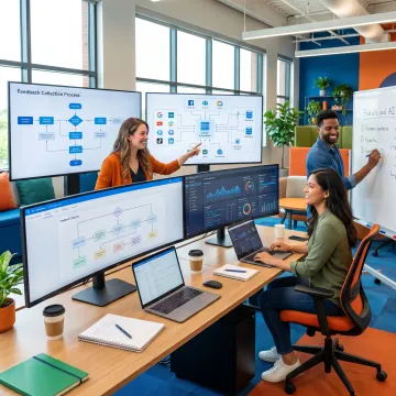 Team planning AI feedback workflow implementation