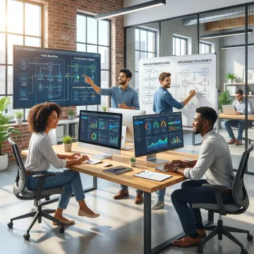 Team implementing AI for HVAC workflows