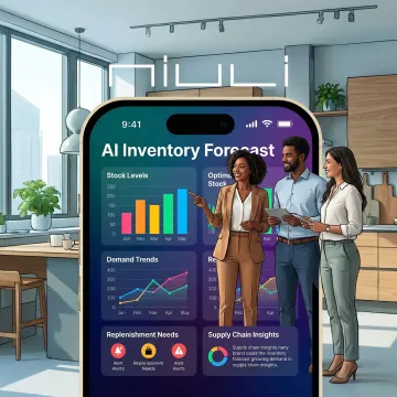 Retail inventory optimization dashboard with AI insights