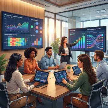 Team reviewing AI ecommerce automation