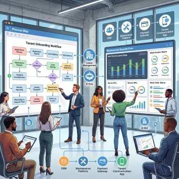 AI implementation process for property management