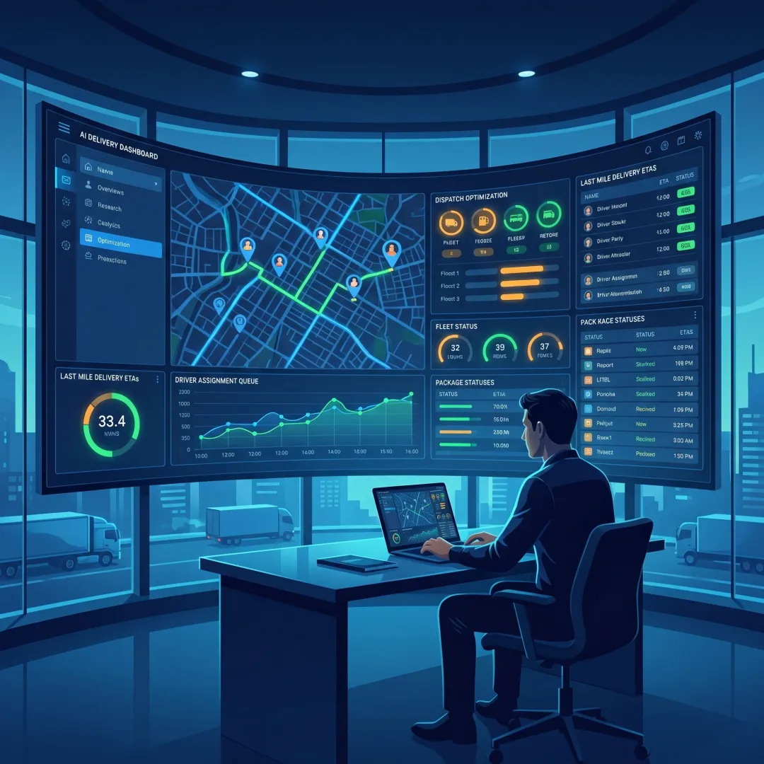AI Agents for Efficient Last-Mile Delivery Optimization