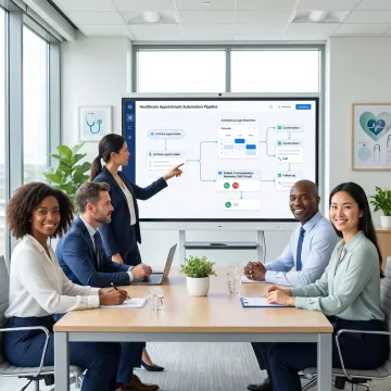 Healthcare AI voice automation workflow