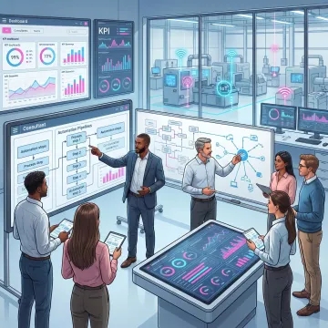 AI workflow automation process in manufacturing