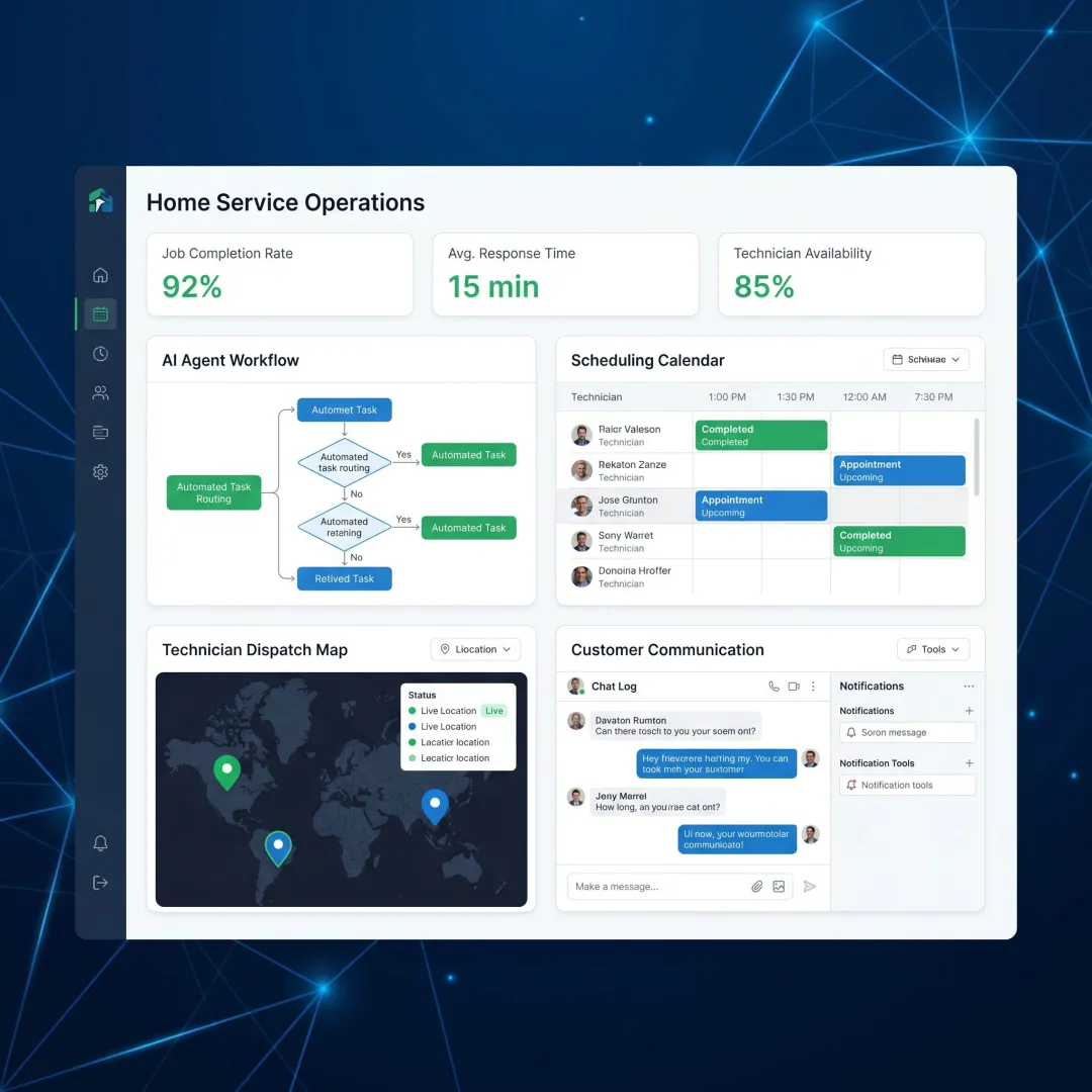 AI Agent Solutions for Home Service Optimization