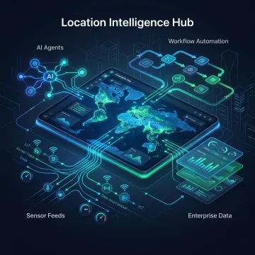 AI-powered geospatial integration workflow