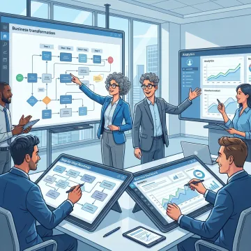 Business transformation process planning