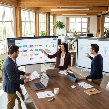 Bespoke software dashboard and workflow planning