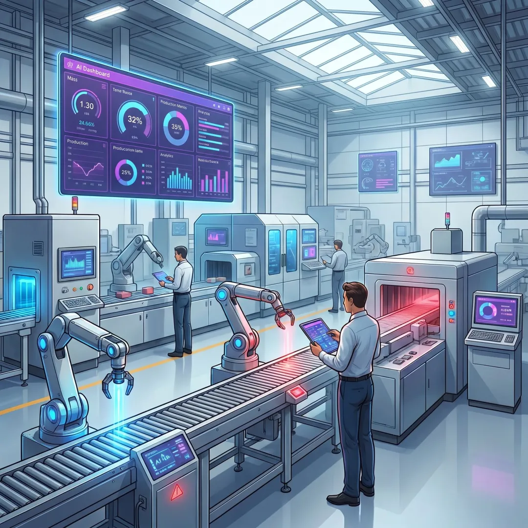 AI Manufacturing Solutions That Reduce Downtime and Raise Output