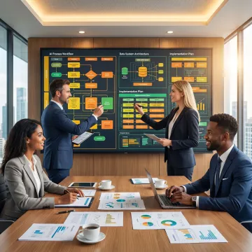 Enterprise AI implementation process workshop